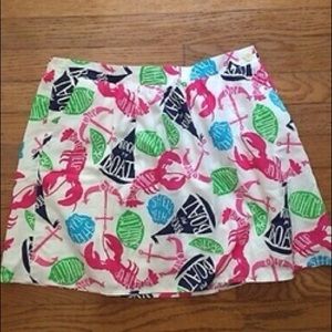 Lily Pulitzer “rock my boat” skirt